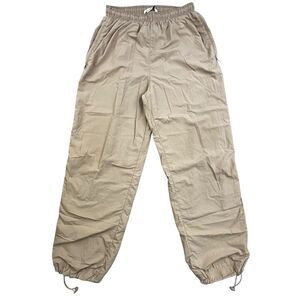 Abercrombie & Fitch Capri Pants Size Small Khaki Hiking Jogger Mesh Lined Y2K